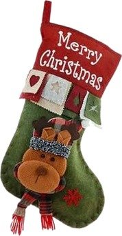 Julesokk med 3D-figur – 46 x 30cm – Reinsdyr Julesokk med 3D-figur – 46 x 30cm – Reinsdyr