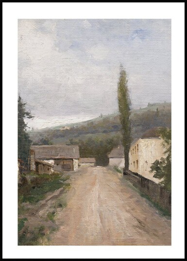 From The West Slovak Village By Felicián Moczik Plakat Plakat / 30x40cm