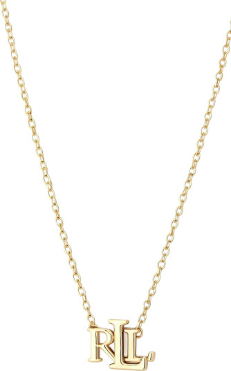 Lauren Ralph Lauren Nk 16 Carded Lrl Logo Pendant - Gld - Gold - ONE SIZE Lauren Ralph Lauren Nk 16 Carded Lrl Logo Pendant - Gld - Gold - ONE SIZE