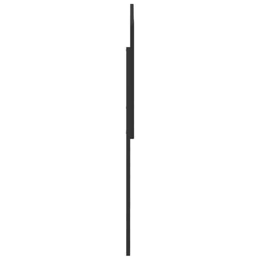  Hodegavl med hodegjerde Svart Eik 80 cm Konstruert tre