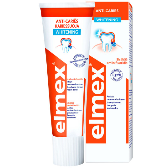 Whitening Tannkrem Elmex Anti Caries 75 ml.