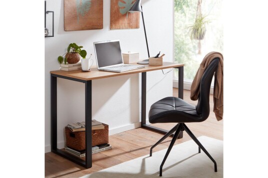 Skrivebord Wohnling Eiketre stil 120 cm moderne Skrivebord Wohnling Eiketre stil 120 cm moderne