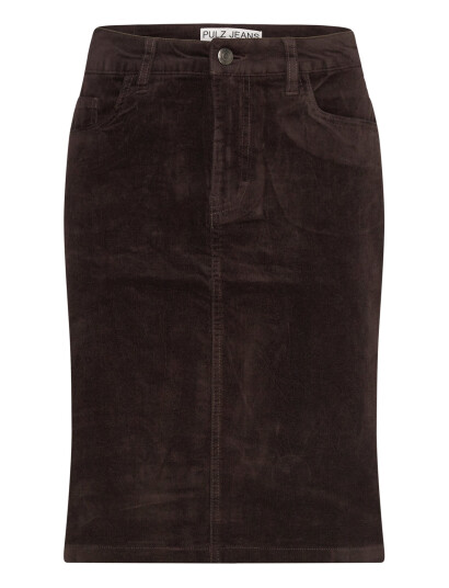Pulz Jeans Pzsally Short Skirt - Brown - 32 Pulz Jeans Pzsally Short Skirt - Brown - 32