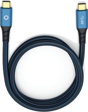 Oehlbach 9350 0,5 M Usb C Usb C Usb 3.2 Gen 1 3.1 Gen 1 Blå