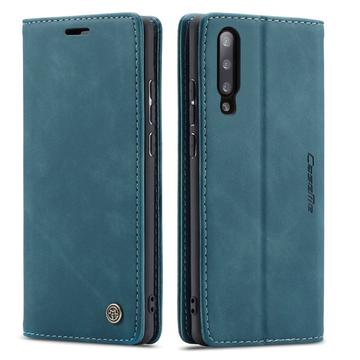 Samsung Galaxy A50 Caseme 013 Series Lommebok-deksel Blå