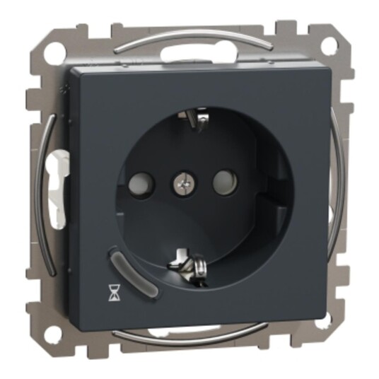 Schneider Electric WDE003447 Tidtaker 1-veggs 16A Antrasitt