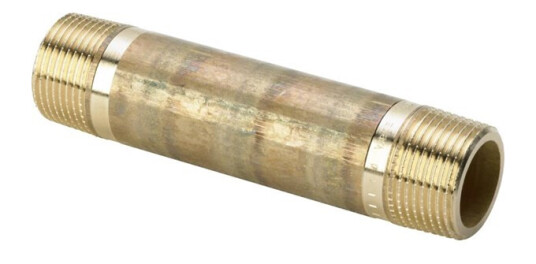 Viega 1" x 150 mm R-gjenge Brystvorte i Gunmetal