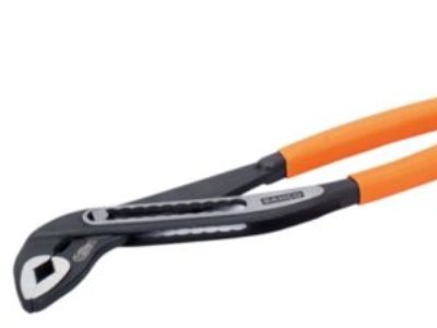 Bahco 200mm Polygrip Vandpumpetang med Slank Design og PVC Dyppet Håndtak