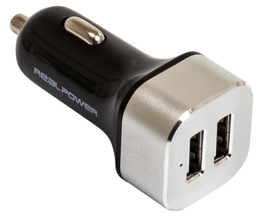 REALPOWER 2-port USB Car Charger