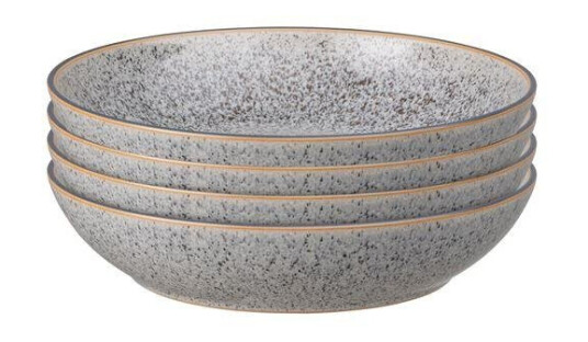 Denby - Studio Grey pastatallerken 22 cm 4 stk