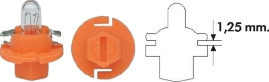 MAGNETI MARELLI 002053300000 Lyspære, instrumentbelysning
