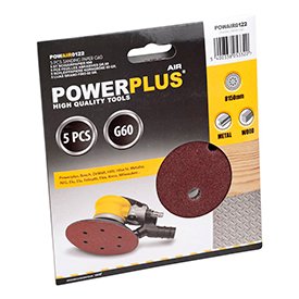 Powerplus Slipeskiver For Eksentersliper 150mm K60 Powerplus Slipeskiver For Eksentersliper 150mm K60