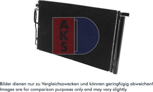 Kondensator, klimaanlegg AKS DASIS 562063N Kondensator, klimaanlegg AKS DASIS 562063N