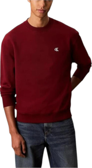 Calvin Klein Jeans Ls Eu 350Terry Monogram Cn Swtsh - Red - M