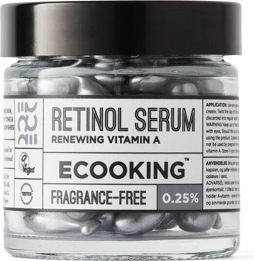 Ecooking Retinol Serum 0,25% capsules 60 pcs