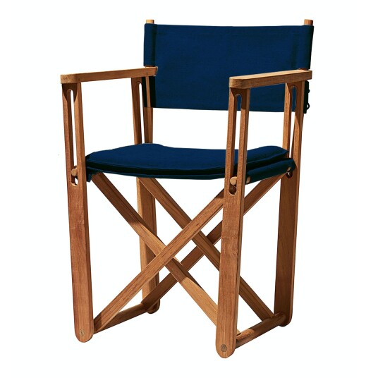 Skargaarden Kryss Dining Chair Marineblå Sunbrella
