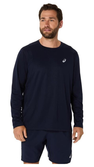 Asics Core Langermet Topp Herre Marineblå