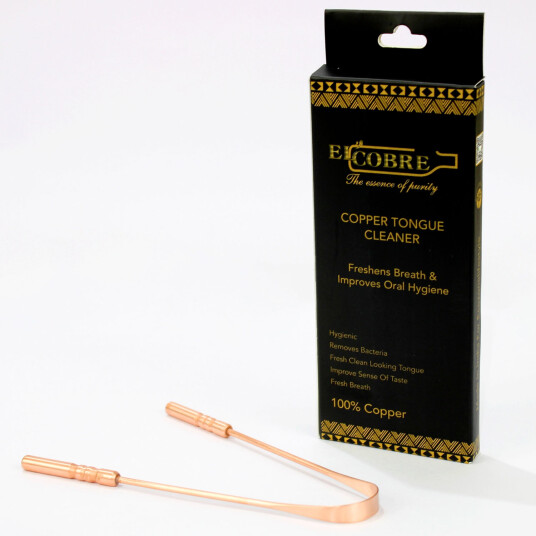 Tungerenser Kobber El"Cobre Pure Copper Tungeskraper 2 HÅNDTAK