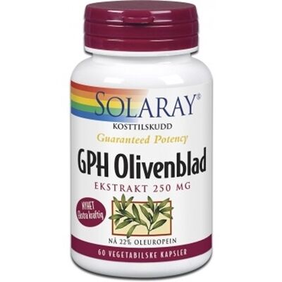 Solaray Gph Olivenblad Veg