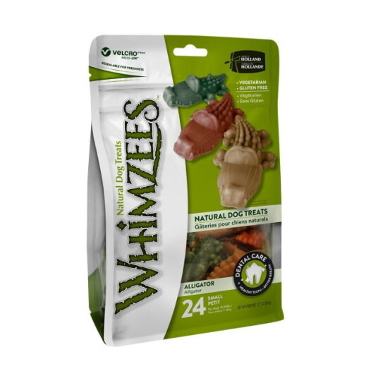 Whimzees Alligator Vegetarisk Snack for Hund 24-pakning