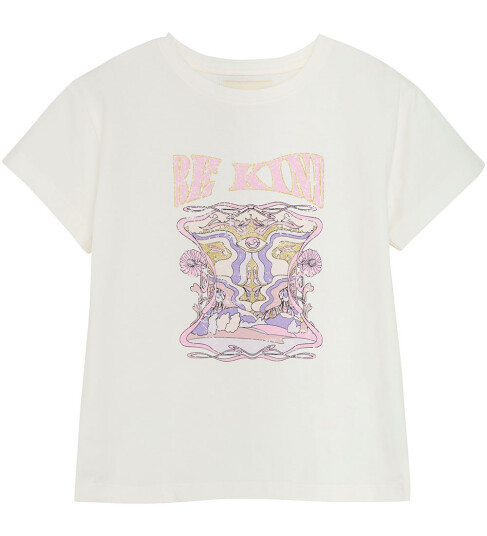 Creamie T-Shirt Ss White 116