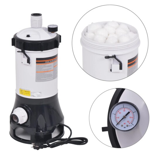 vidaXL Filterpumpe for Intex Bestway basseng 185 W 4,4 m³/t vidaXL Filterpumpe for Intex Bestway basseng 185 W 4,4 m³/t