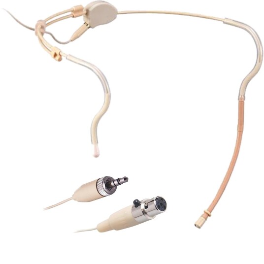 Jts Cm-214t Hodebøylemikrofon Omni,Beige 3.5mm (Sennheiser), Ta4f (Jts/shure)