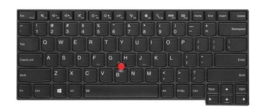 Lenovo Chicony Tastatur med Trackpoint og QWERTZ Tysk - Full størrelse