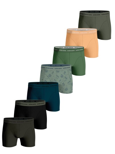 Björn Borg Men's Cotton Stretch Boxer 7-pack Multipack 2 S, Multipack 2 Björn Borg Men's Cotton Stretch Boxer 7-pack Multipack 2 S, Multipack 2