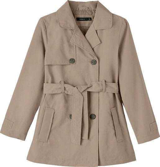 name it Nkfmadelin Trench Coat Noos Beige 116