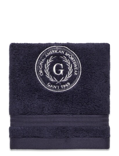 GANT Crest Towel 30X50 Navy GANT MARINE 30X50