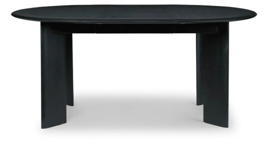 ferm LIVING Bevel Extendable spisebord inkl. 2 ileggsplater Black Oiled Beech