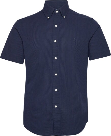 Polo Ralph Lauren Seersucker Short Sleeve Shirt Astoria Navy