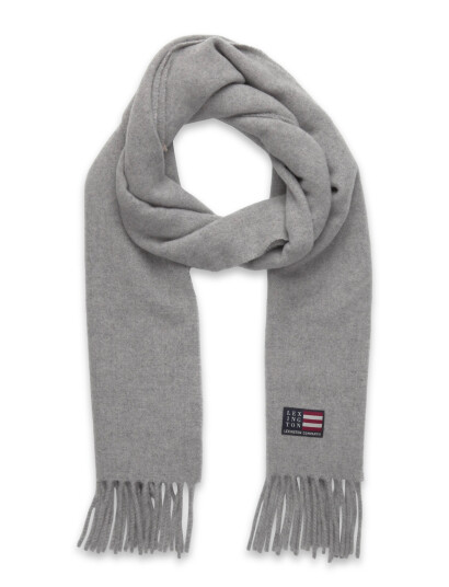 Lexington Clothing Recycled Wool Blend Scarf - Grey - ONE SIZE