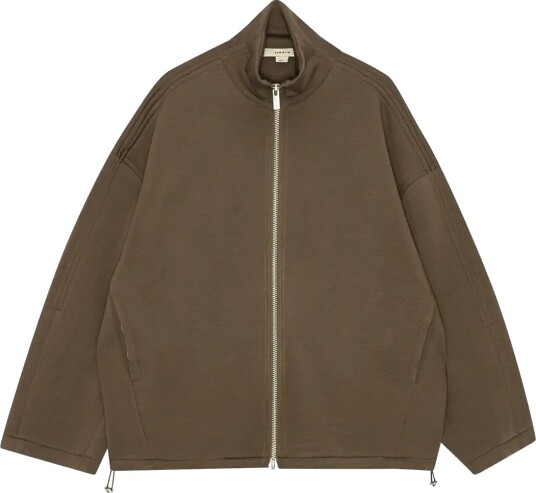 REMAIN Birger Christensen Soft Zipped Jacket Brown 38