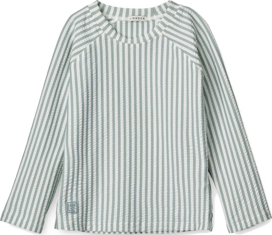 Liewood Noah Seersucker Swim Tee Green 62