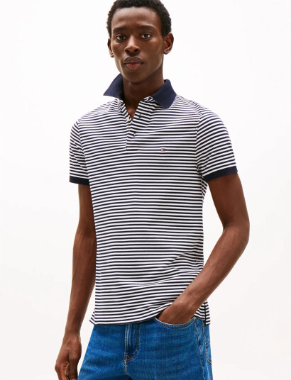 Tommy Hilfiger Core 1985 Slim Polo - Navy - L