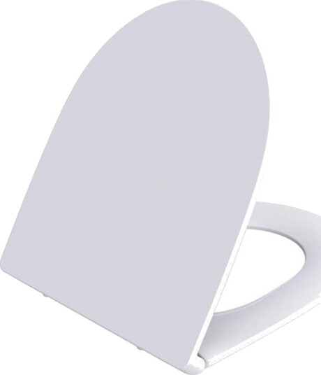 Esbada Edge Slim Toalettsete Universalsete Hvit Matt