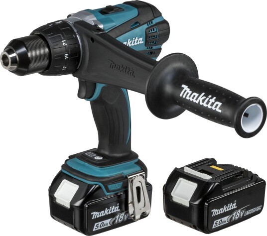 Makita Borskrutrekker DDF458RTJ 18v 2x5ah Batterier