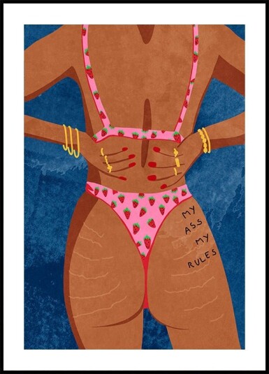 My ass my rules Plakat Plakat / 70x100cm My ass my rules Plakat Plakat / 70x100cm