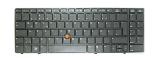 Hp - Tastatur - Norsk - For Elitebook 8570W Mobile Workstation