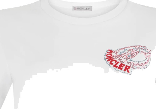 Moncler Dame Topper Hvit L,
