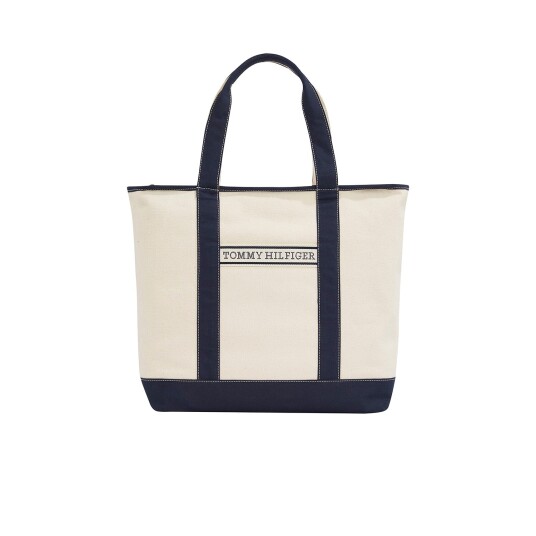 Tommy Hilfiger Vesken TH Summer Canvas Tote Blå Tommy Hilfiger Vesken TH Summer Canvas Tote Blå
