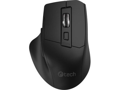 C-Tech Ergo Wlm-05/Ergonomisk/Optisk/Trådløs Usb/Sort