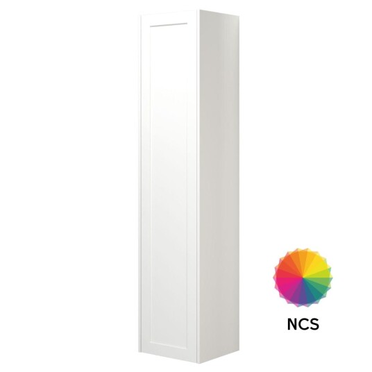 Dansani Inzo Ramme Høyskap Slim 1 dør Hvit Matt/ncs Farge / 40cm Versjon B Venstre Hengslet Dansani Inzo Ramme Høyskap Slim 1 dør Hvit Matt/ncs Farge / 40cm Versjon B Venstre Hengslet