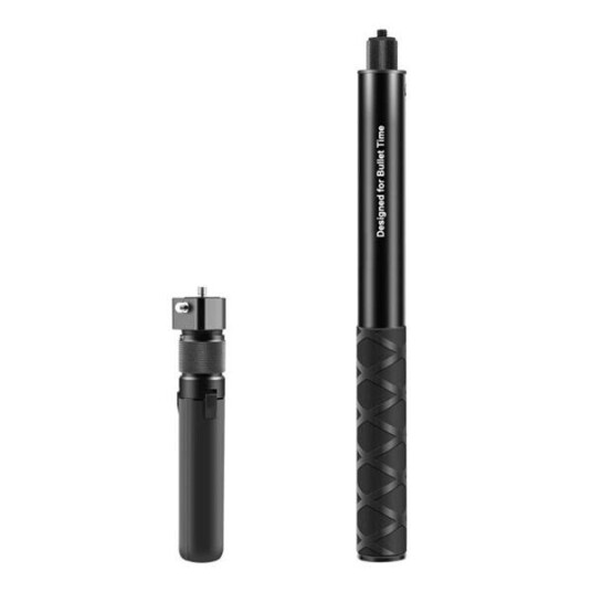 Selfie Stick 110cm PULUZ for sportskameraer (inkludert Insta360 X4 / X5 / DJI Osmo Action 5 Pro).