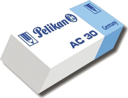 Pelikan Viskelær Ac 30 2 Stk Til Blyant/Fargeblyant Pelikan Pelikan Viskelær Ac 30 2 Stk Til Blyant/Fargeblyant Pelikan