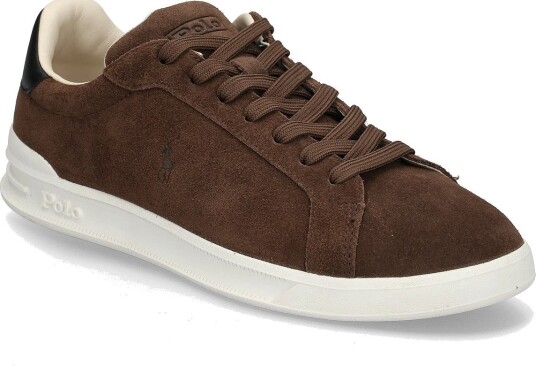 Polo Ralph Lauren Suede-Hrt Crt Ii-Sk-Ltl - CHOCOLATE BROWN - 42