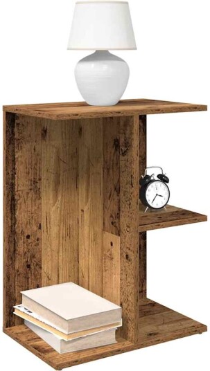 Nattbord gammelt tre 46,5x29x61 cm konstruert tre 8721158575432