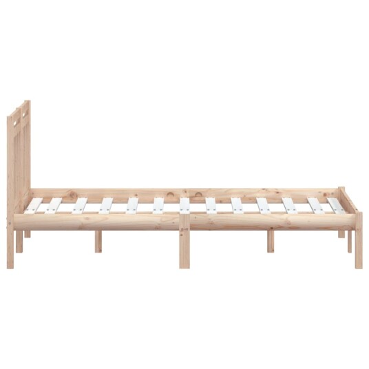 vidaXL Sengeramme heltre furu 120x200 cm